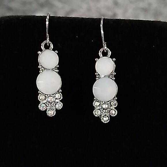 Purple/Clear Necklace/Earrings/Bracelet. - Picture 3 of 6